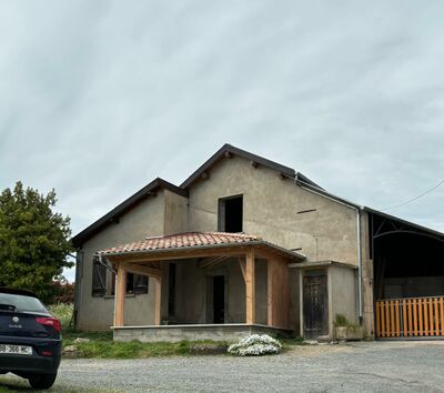 Chantier charpente Lantignié
