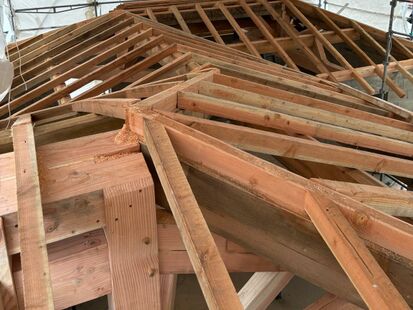 Chantier charpente Villeurbanne